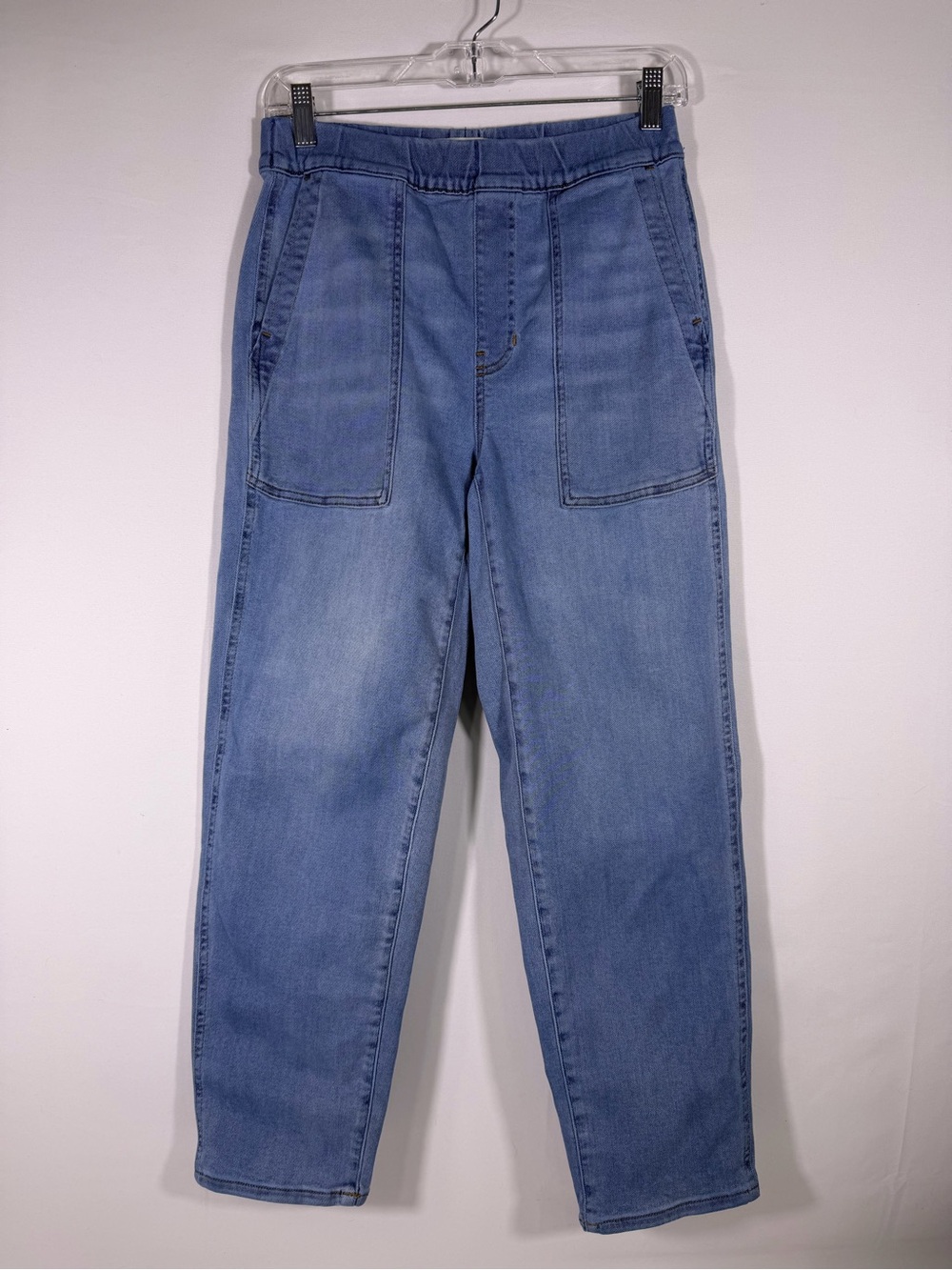 Madewell Utility Patch Pocket Relaxed Jeans Elastic Waist XXS